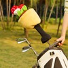 Mushroom Plush Golf Driver Headcover with Sock, Funny Golf Head