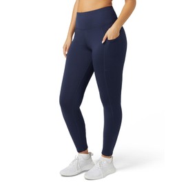 No nonsense Leggings for Women with Tummy Control and Pockets, Athletic High Waist Yoga Pants, Navy