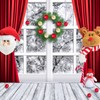 Heliltd 4pcs Christmas Curtain Tiebacks Deer Christmas Curtain Buckle Curtain