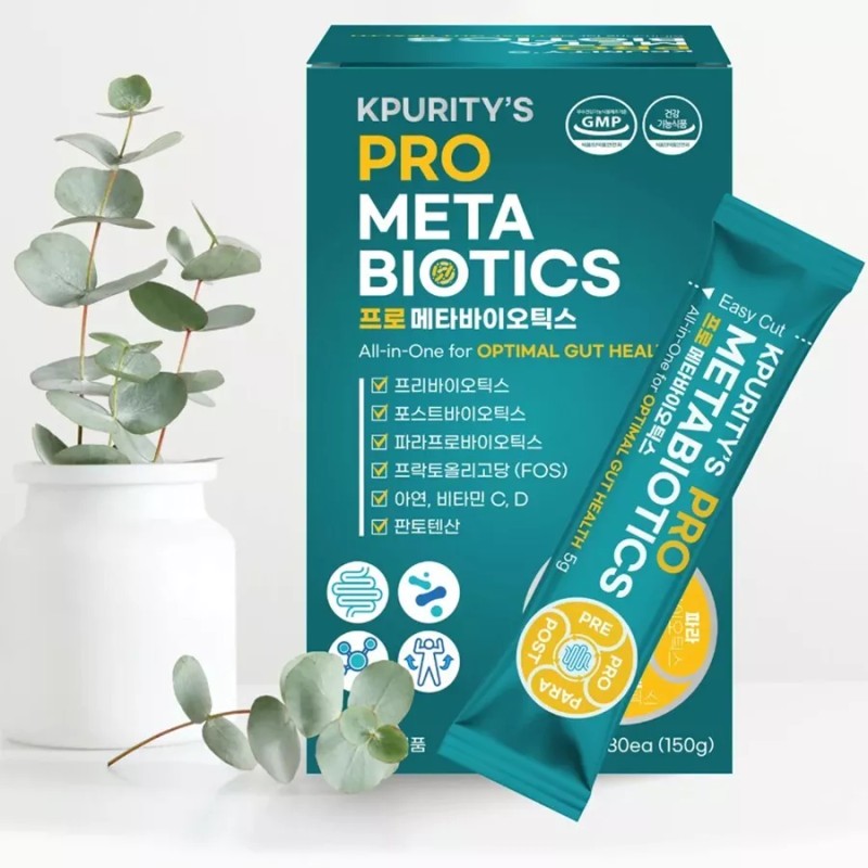 KPURITY ProMetaBiotics All-In-One Optimal Gut Health 30 Sticks PRE PRO