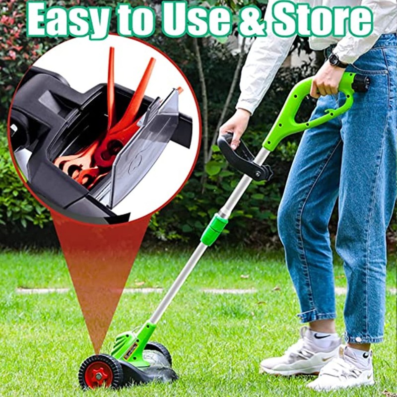 100 Pcs Plastic Grass Trimmer Blades, Cordless Strimmer Blades 83