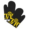 BVB Oven Gloves, Black/Yellow, Pot Holders, Set of 2