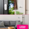 Byron Wireless Doorbell Set, 2 x Plug-Through Chimes, 150m Range,