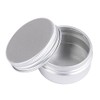 Screw Jar, 15 ml, Aluminium Jar with Screw Lid, Empty,