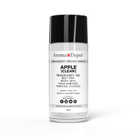 Aroma Depot 30 ml. Apple Roll-on Perfume/Skin Body Fragrance Oil. Our Interpretation, Pure-Uncut. Add a Few drops to your Aromatherapy Diffuser.