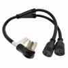 Parkworld 62589 3-Prong Range Splitter Cord, NEMA 10-50P to 6-20R