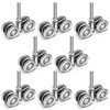 Yexiya 8 Pcs Wheel Trolley Assembly Barn Door Rollers for