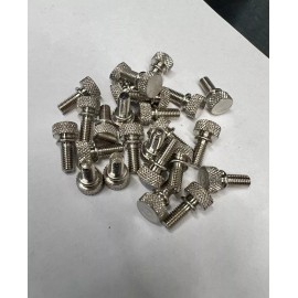 Sperry Automatics Co Knurled Thumb Screw Brass Plated 10-32 Thread 13/32 length 25 Pieces  179sp59