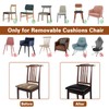 WUSOUPU Leather Seat Covers for Dining Chairs Waterproof Chair Seat