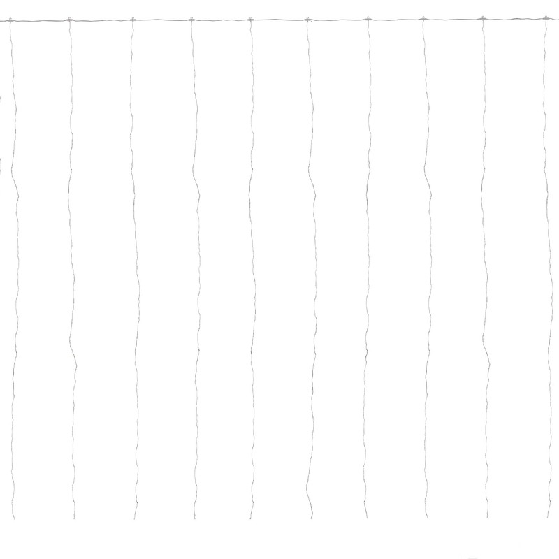 Northlight Multi-Function Window Curtain Christmas Lights - Warm White LED