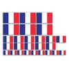 A5 Sticker Sheet France Flag Vinyl Stickers - French Flags