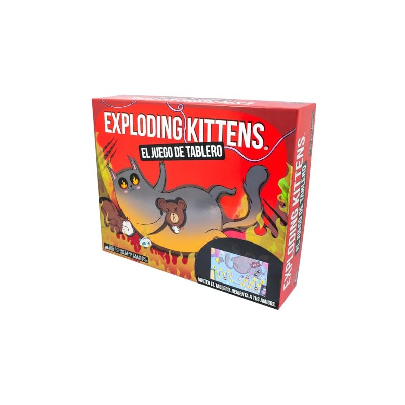 Exploding Kittens Juego de Mesa de Carrera, Juego de Tablero