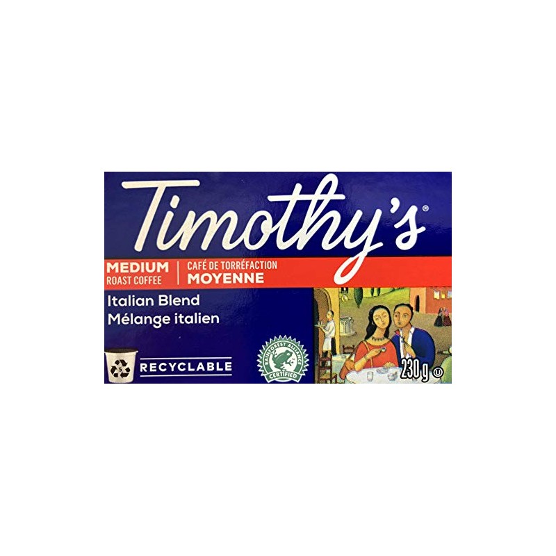 Timothy's World Coffee, Italian Blend, , K-Cups for Keurig Brewers,