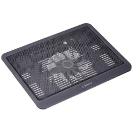 Gembird NBS-1F15-03 Notebook Cooling Pad 38.1 cm (15") 1000 RPM Black - Notebook Cooling Pads (38.1 cm (15"), 1 pc(s), 12.5 cm, 1000 RPM, 20 cfm, 0.55 m)