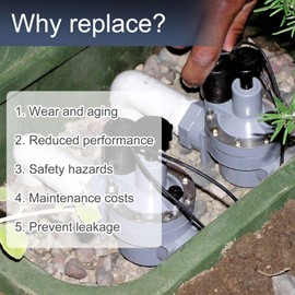 Aulpq Replacement Valve Diaphragm 100236 for Irritrol Sprinkler Valve 2400, 2600, 2700DPR, 3/4" - 1",only Diaphragm