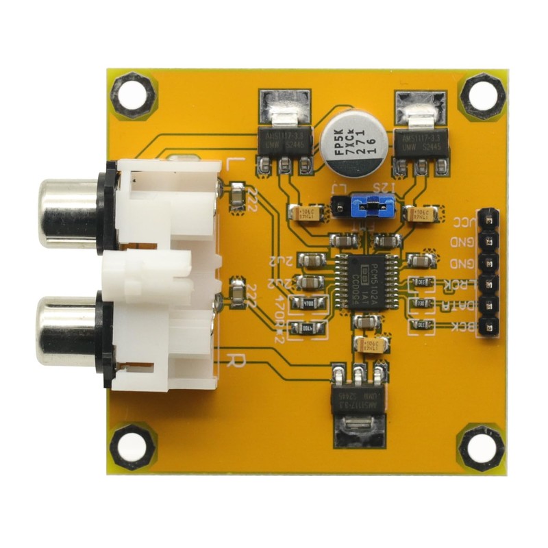 DC 5V-10V PCM5102 DAC Decoder I2S Player Assembled Board 32Bit