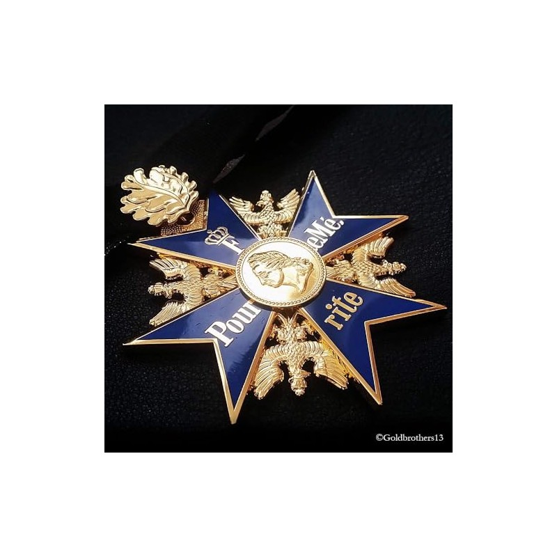 FREECROWS Grand Pour Le Merite 24k Gold Plated Cross Medal