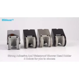 Hibbent Shower Head Holder, Strong Adhesive and Waterproof Handheld Shower Holder