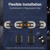 2 Pack Bike Turn Signals,Wireless Bicycle Tail Light USB Rechargeable