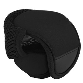 Akozon Baitcaster Reel Cover, Low Profile Baitcaster Reel Cover, Baitcast Reels Cover Case, Waterproof Breathable Baitcasting Fishing Reel Bag Fish Wheel Protector (Red) Soft Protective for Wheel