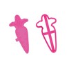 LissieLou Easter Carrot Cookie Cutter and Stamp Easter Icing Stamp