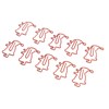 100pcs Santa Paper Clips Slip Resistance Cartoon Cute Lightweight Paperclips