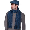 Mucros Weavers Mens Alpaca Wool Scarf (Turquoise)