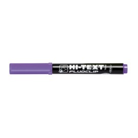 Hi-Text 7000 Fluoclip Chisel Tip Highlighter Pens (Pack of 12)