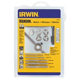 IRWIN Tap And Die Set, Metric, 3MM-7MM, 12-Piece (1765541)