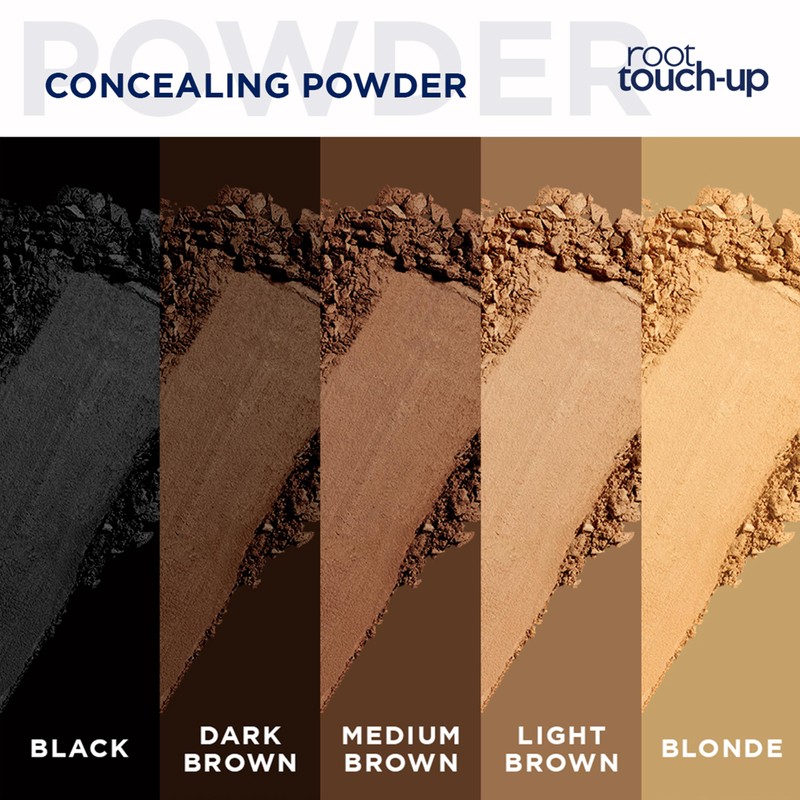 Clairol Root Touch-Up Temporary Concealing Powder, Light Brown Hair Color,