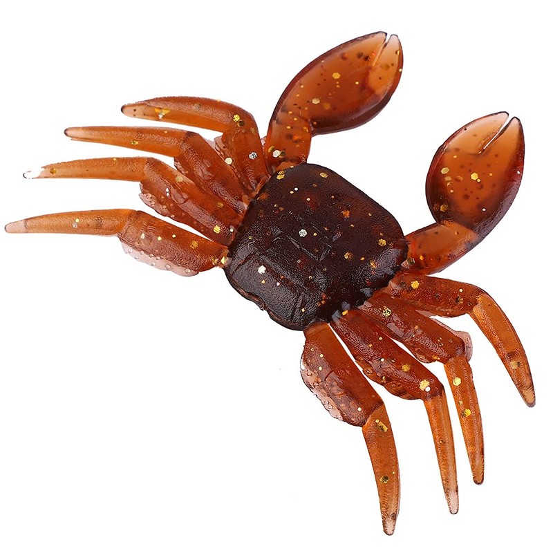 OUKENS Simulation Crab Bait, 10 Pieces Artificial Plastic Soft Crab