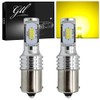 S25 Single Ball Turn Signal, LED, Yellow, 1156 BA15S, Pin