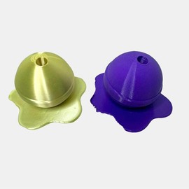 3D Printed Lollipop Pen/Pencil Holder Display - Colour: Purple