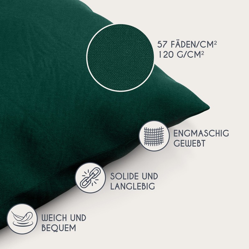 Dreamzie Renforcé Cotton Pillowcase 80 x 80 cm (Set of