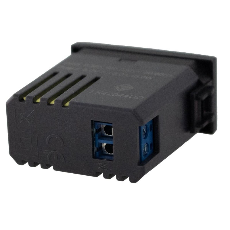 A2ZWORLD Dual USB Plug, USB Charger with 2 Ports Compatible