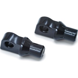 Kuryakyn Peg Adapters, Male Mount, Gloss Black
