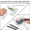 Acrux7 25 Pack Dry Erase Paddles 10" x 8" Handheld