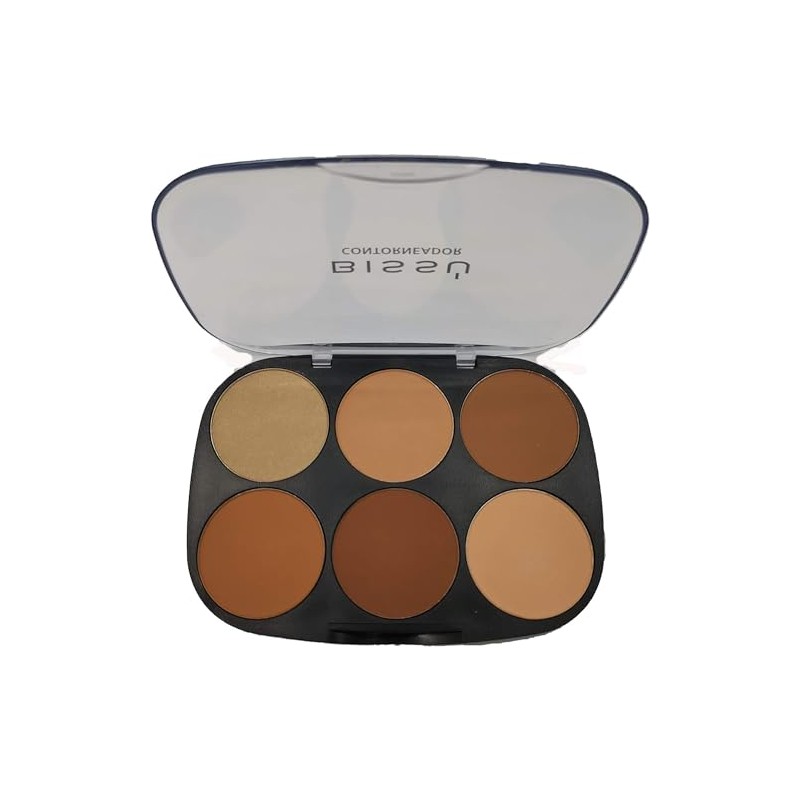 Paleta De Contorneadores En Polvo, Bronzer, Contour, Iluminador - 24