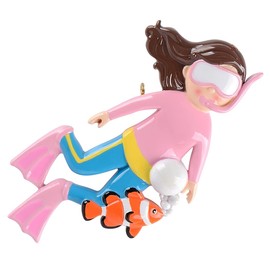MAXORA Adorno personalizado para niña de esnórquel