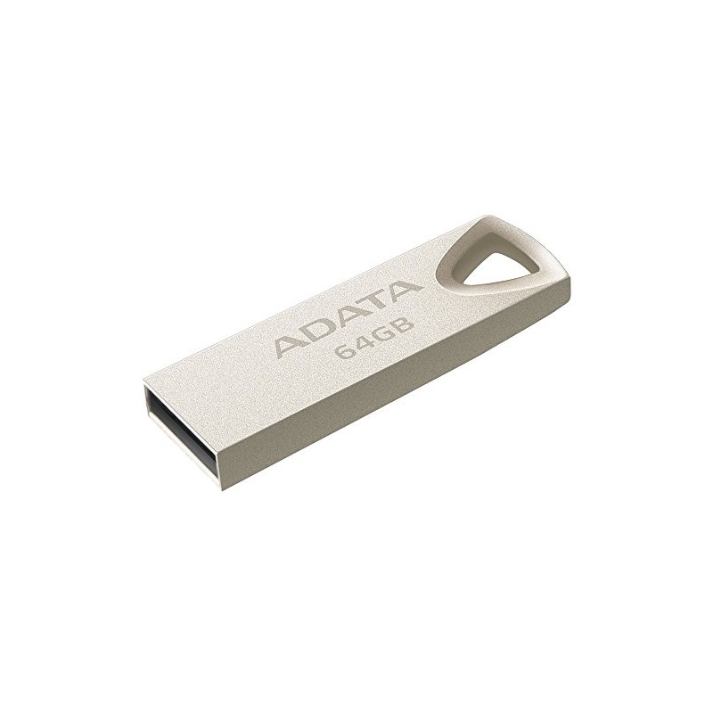 ADATA 64 GB Memoria Flash USB 2.0 Metálica Color Plata