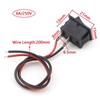 10 Pcs Mini Rocker Switches with 2 Lead Wires ON-Off