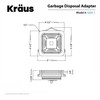 KRAUS Pax Garbage Disposal Adapter