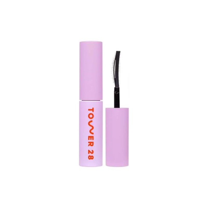 Tower 28 Beauty Mini MakeWaves - Máscara de pestañas para