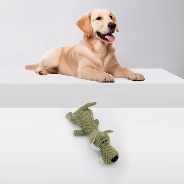 Squeaky Plush Dog Chew Toy for Puppies - Soft Stuffed