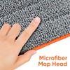 Superio 2 Pack Self-Wringing Microfiber Cleaning Mop, Hands-Free Miracle Flat