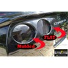 Corvette Rear Reverse, 3rd Brake, Taillight Acrylic Blackout Kit 7