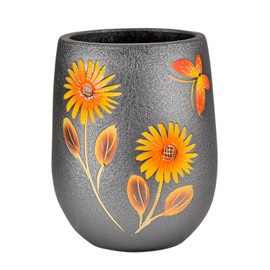 Sungmor 10.6 Inch Ceramic Succulent Plant Pot with Drainage Hole, Hand Painted Flower Pots for Plants, Unique Texture Decorative Planter for Indoor and Outdoor, Pottery Vase for Home Office Decor