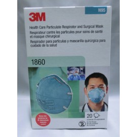 dverseman 3M™ 1860 N95 Adult Face Mask Particulate Respirator - QTY 120