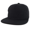 Trendy Apparel Shop Plain Unstructured 5 Panel Flat Bill Snapback