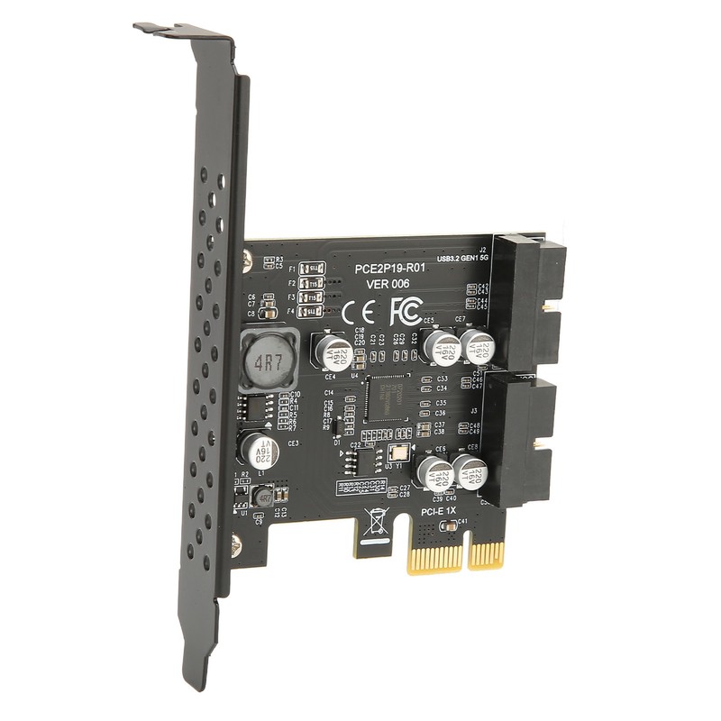 PCIE to USB 3.2 Expansion Card 5Gbps High Speed USB3.2